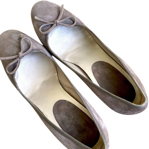 Boden Kitten Heels Tan Suede Size 36 (5.5) - Picture 3 of 6